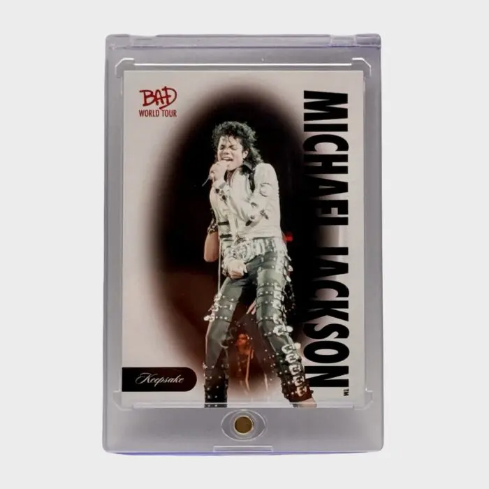 Michael Jackson BAD Tour Keepsake Trading Card # 6