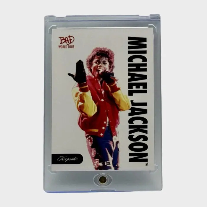 Michael Jackson BAD Tour Keepsake Trading Card # 7