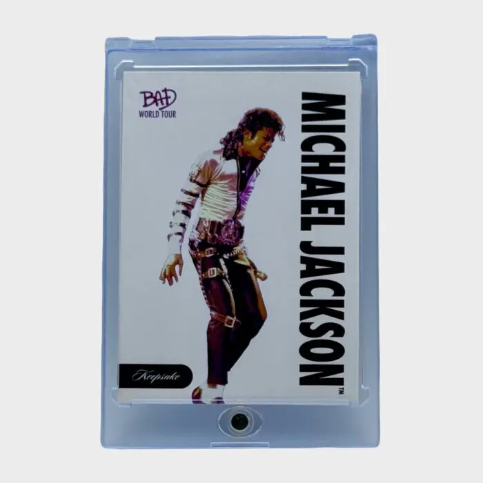 Michael Jackson BAD Tour Keepsake Trading Card # 4