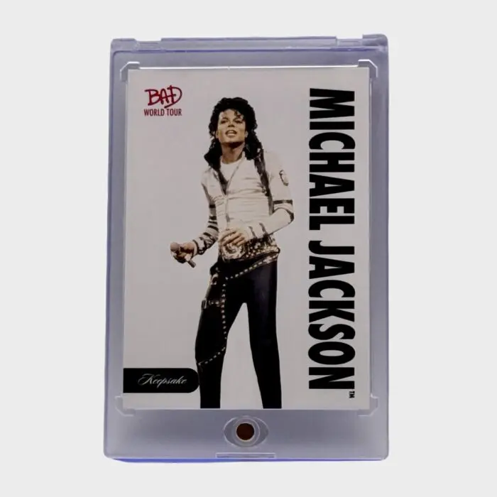 Michael Jackson BAD Tour Keepsake Trading Card # 9