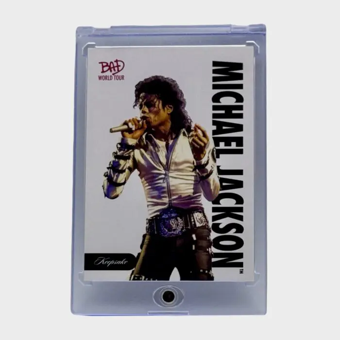 Michael Jackson BAD Tour Keepsake Trading Card # 10