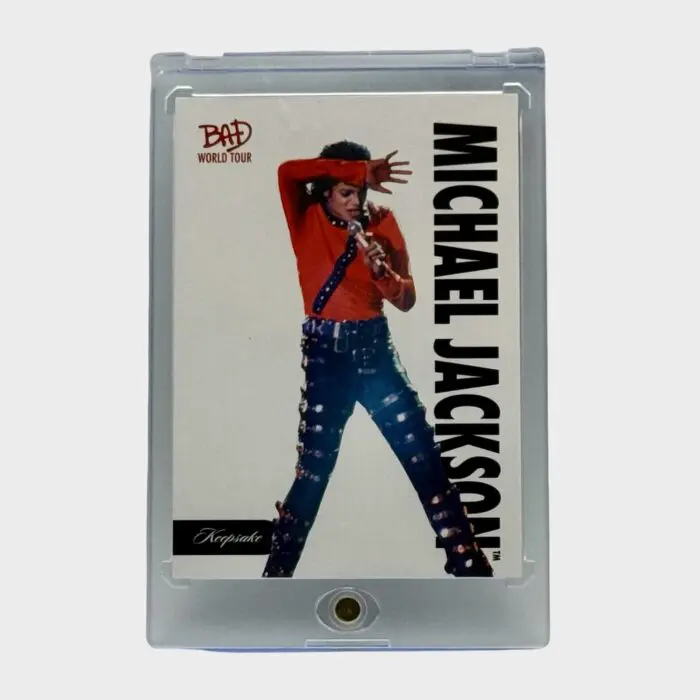 Michael Jackson BAD Tour Keepsake Trading Card # 12
