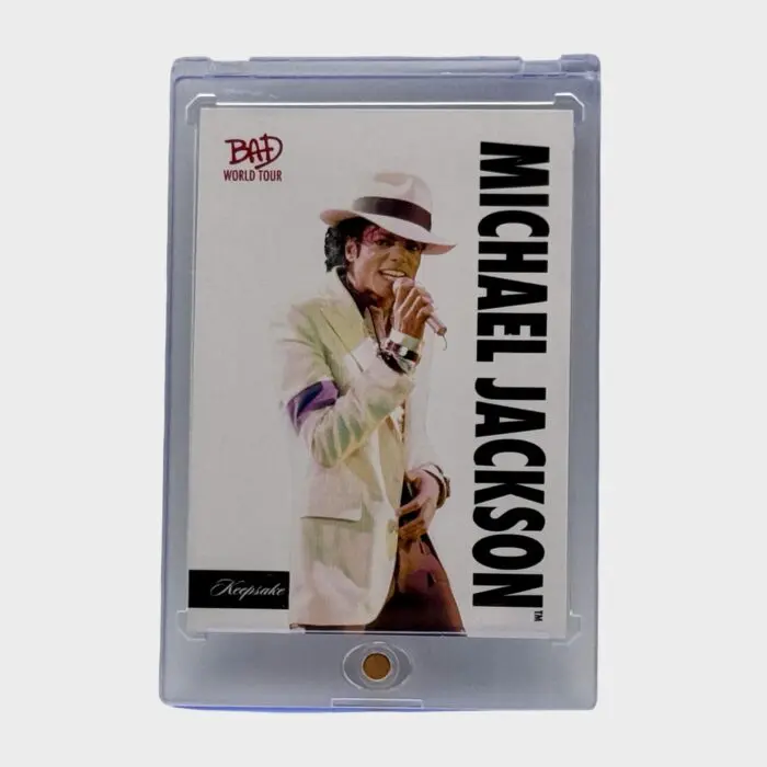 Michael Jackson BAD Tour Keepsake Trading Card # 14