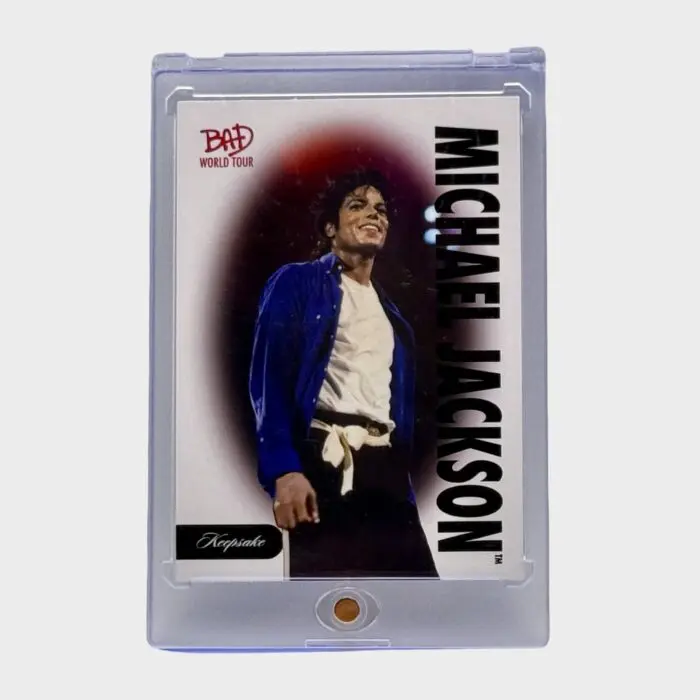 Michael Jackson BAD Tour Keepsake Trading Card # 17