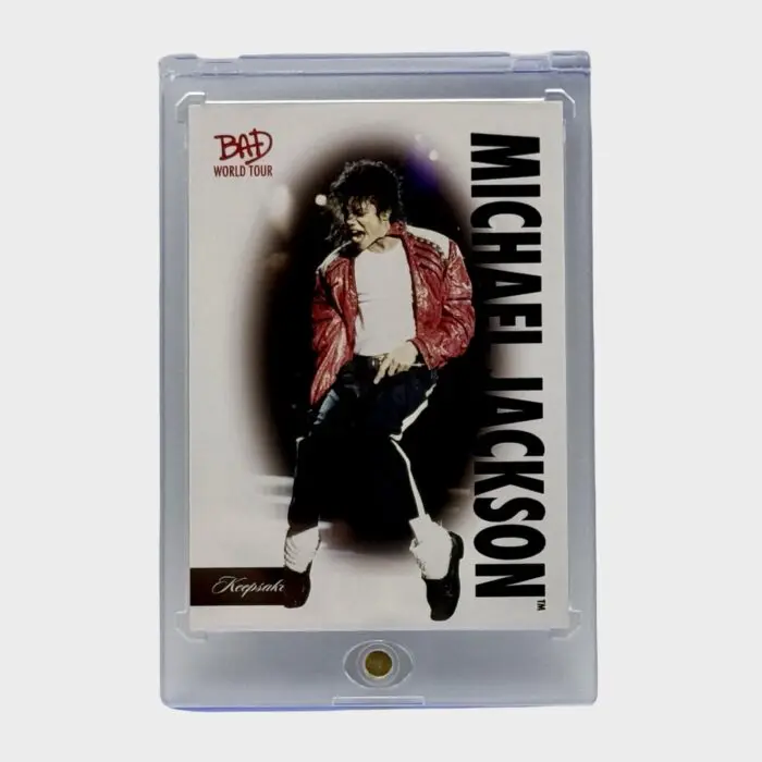 Michael Jackson BAD Tour Keepsake Trading Card # 19