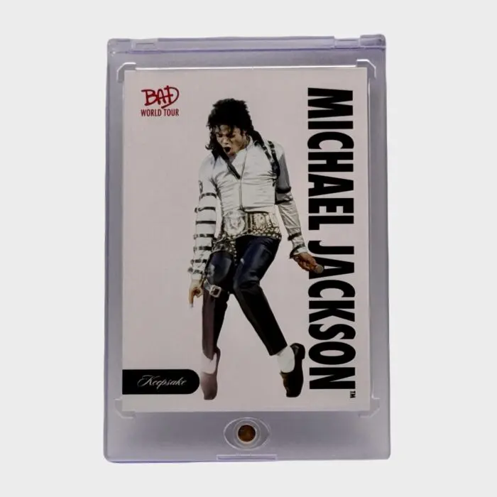 Michael Jackson BAD Tour Keepsake Trading Card # 20