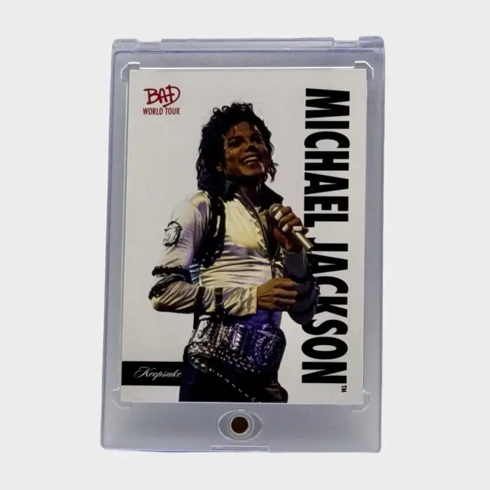 Michael Jackson BAD Tour Keepsake Trading Card # 24