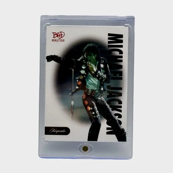 Michael Jackson BAD Tour Keepsake Trading Card # 28