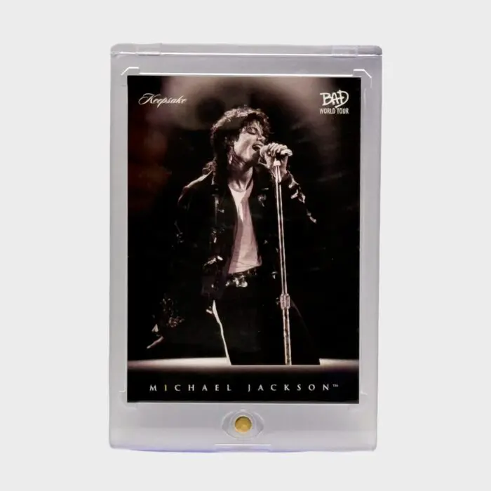 Michael Jackson BAD Tour Keepsake Trading Card # 33