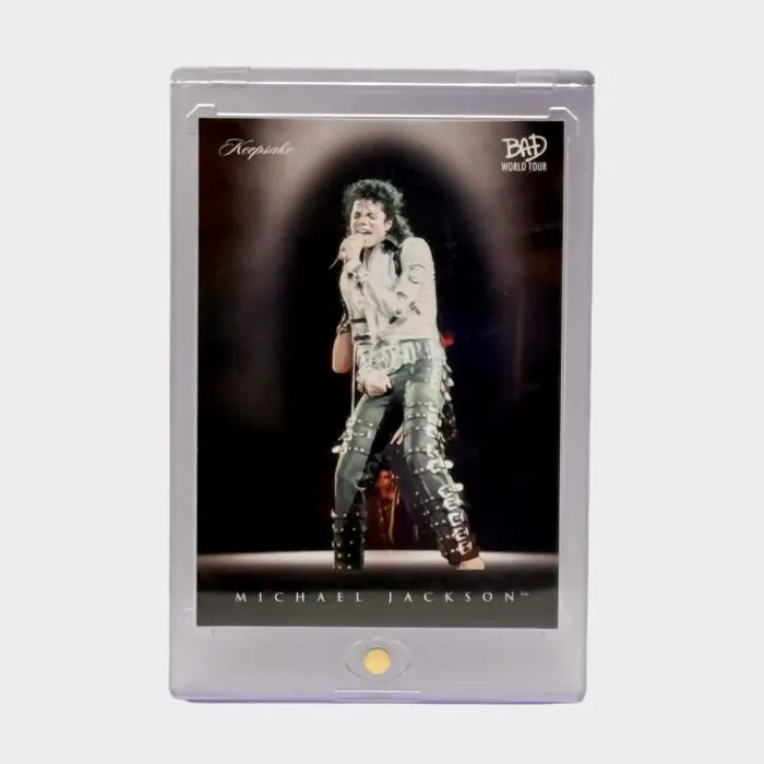 Michael Jackson BAD Tour Keepsake Trading Card # 36
