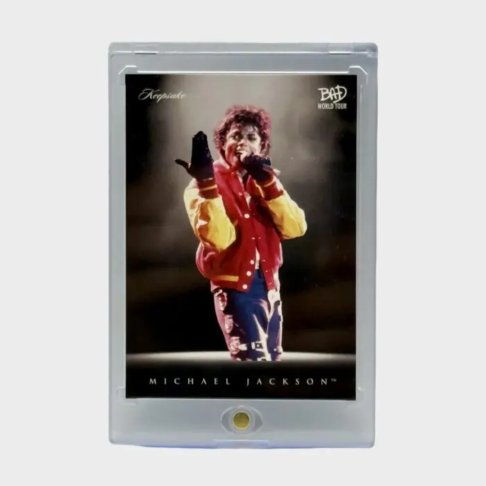 Michael Jackson BAD Tour Keepsake Trading Card # 37