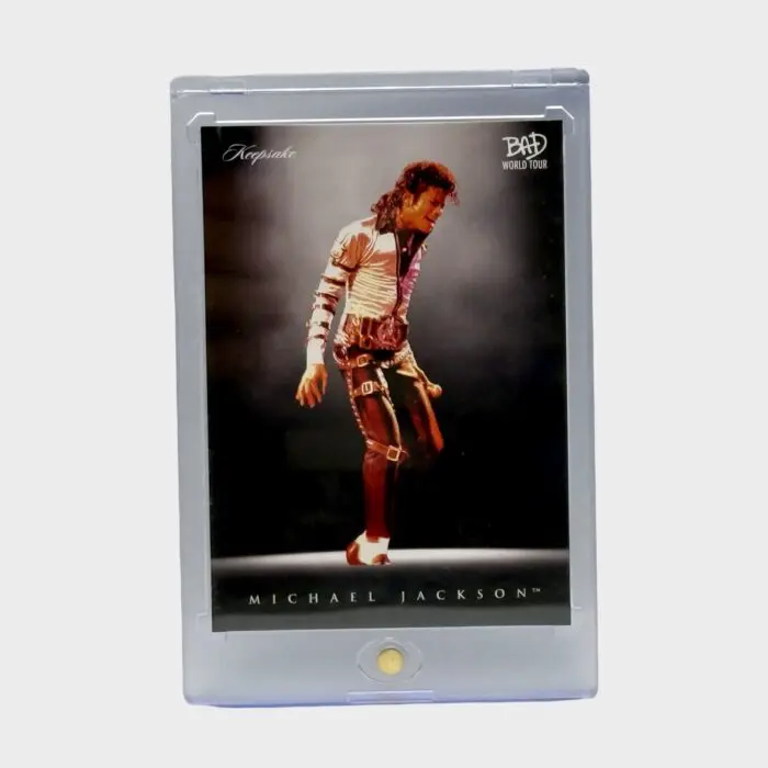 Michael Jackson BAD Tour Keepsake Trading Card # 38