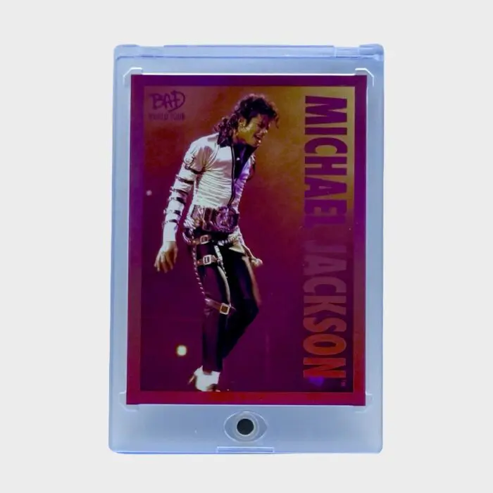 Michael Jackson BAD Tour Keepsake Trading Card # 64 Red Parallel 51/87