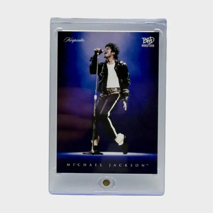 Michael Jackson BAD Tour Keepsake Trading Card # 31 Platinum Parallel 10/15