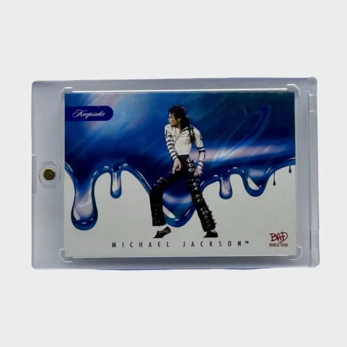 Michael Jackson BAD Tour Keepsake Trading Card # 236 Gold Parallel 09/17