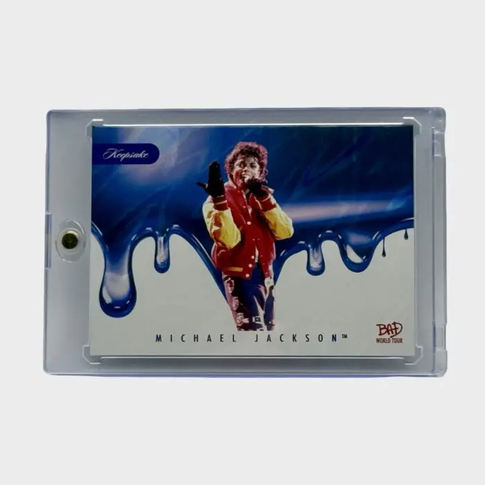 Michael Jackson BAD Tour Keepsake Trading Card # 244 Gold Parallel 07/17