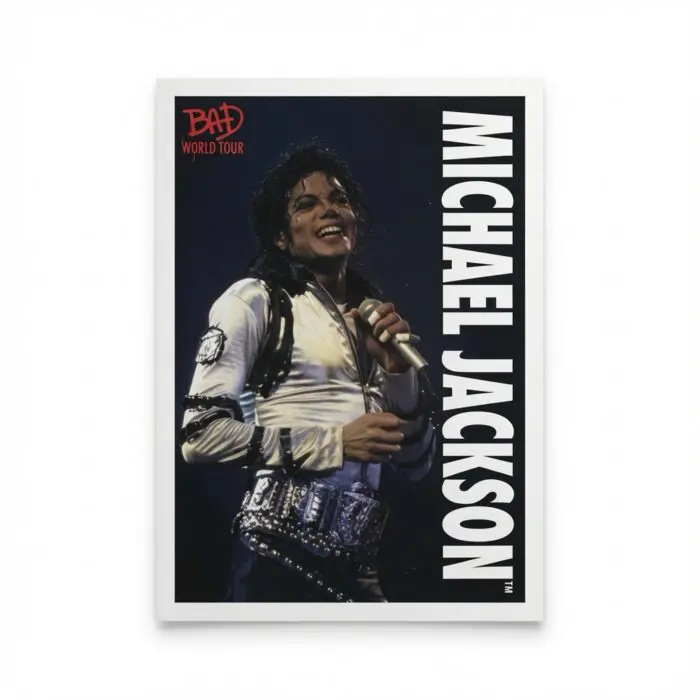 Michael Jackson BAD Tour Keepsake Trading Card #85 | Shortprint | Base