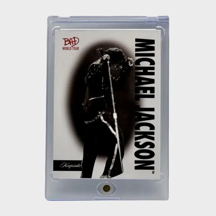 Michael Jackson BAD Tour Keepsake Trading Card # 3