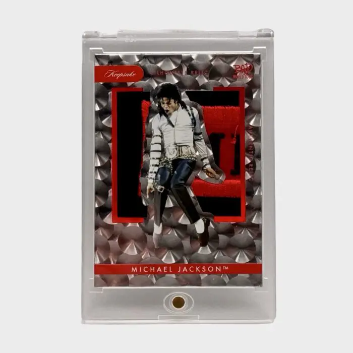 Michael Jackson BAD Tour Keepsake # 263 Masterpiece Relic Trading Card 01/01