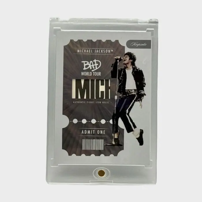 Michael Jackson BAD Tour Keepsake # 281 Platinum Relic Trading Card 09/15