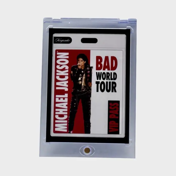Michael Jackson BAD Tour Keepsake Trading Card # 105