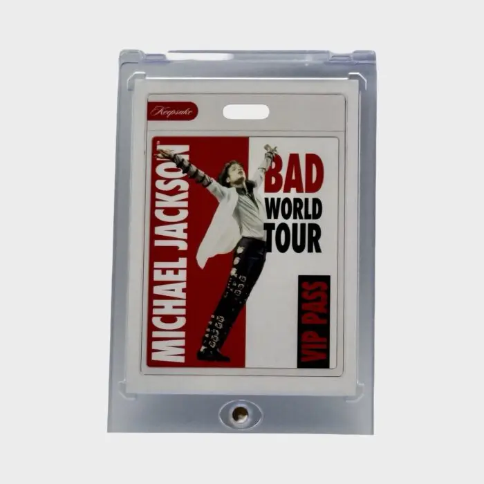 Michael Jackson BAD Tour Keepsake Trading Card # 118