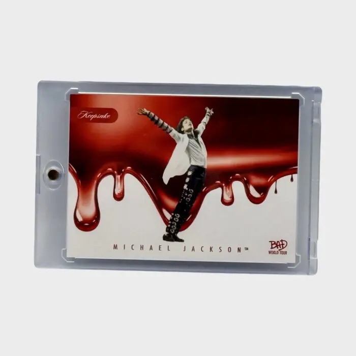 Michael Jackson BAD Tour Keepsake Trading Card # 241 Red Parallel 16/87