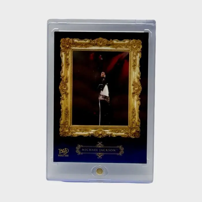 Michael Jackson BAD Tour Keepsake Trading Card # 205 Gold Parallel 17/17