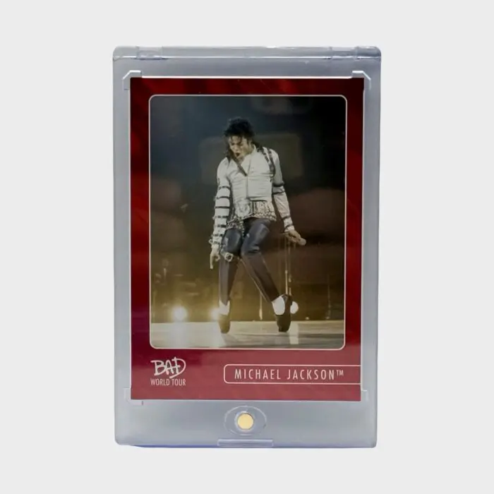 Michael Jackson BAD Tour Keepsake Trading Card # 93 Red Parallel 09/87