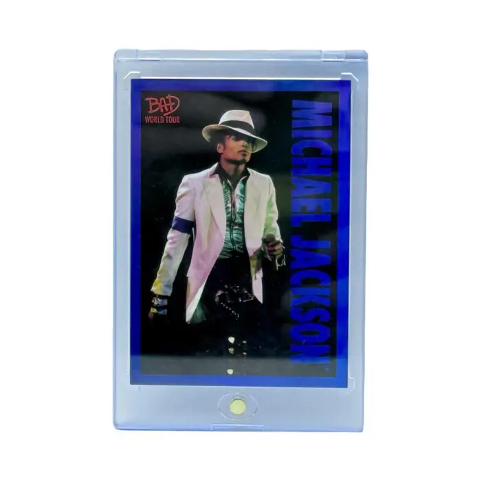 Michael Jackson BAD Tour Keepsake Trading Card # 62 Blue
