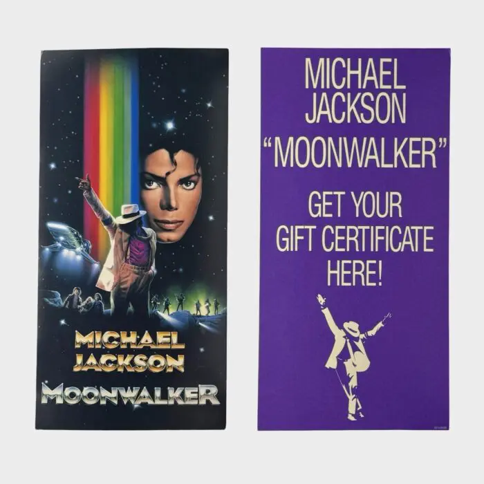 Michael Jackson Moonwalker Double-Sided Promo Poster 18” x 9”