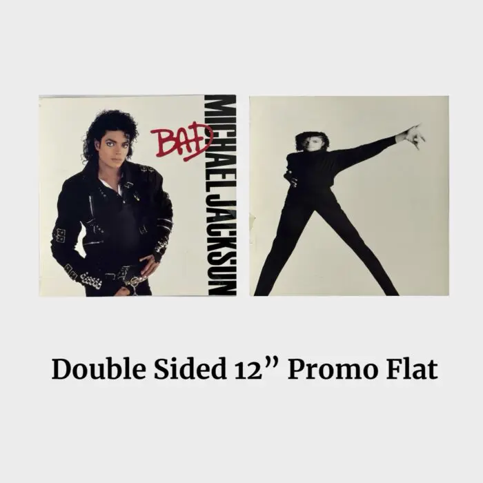 Michael Jackson BAD Double-Sided Promo 12" Record Store Flat Poster # 2