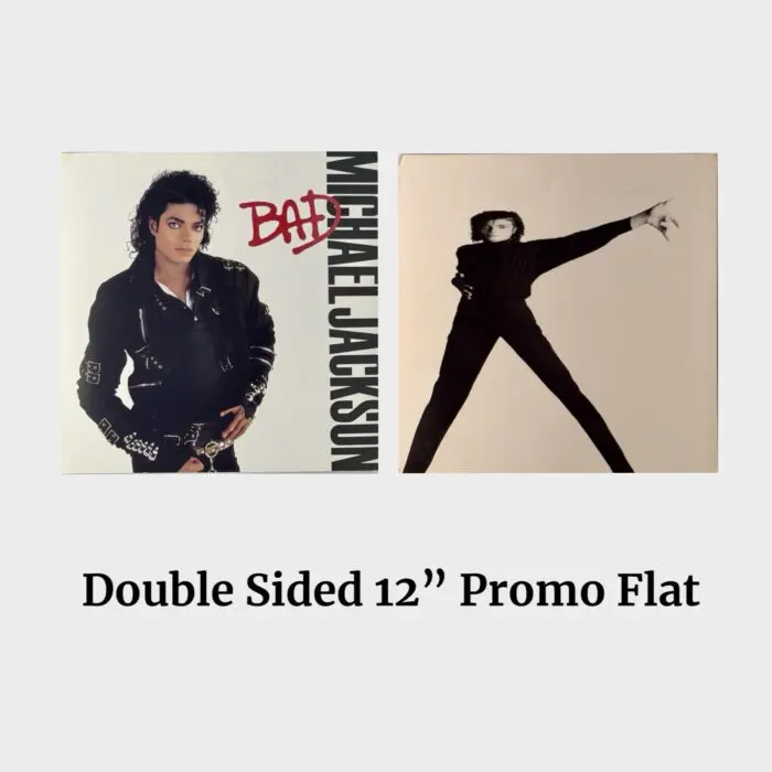 Michael Jackson BAD Double-Sided Promo 12" Record Store Flat Poster # 6