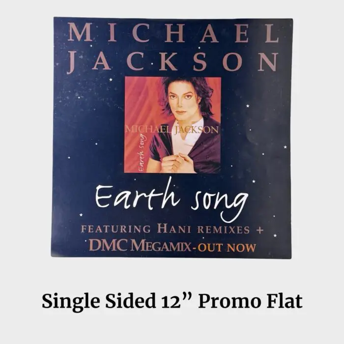 Michael Jackson Earth Song Single-Sided Promo 12" Record Store Flat Poster