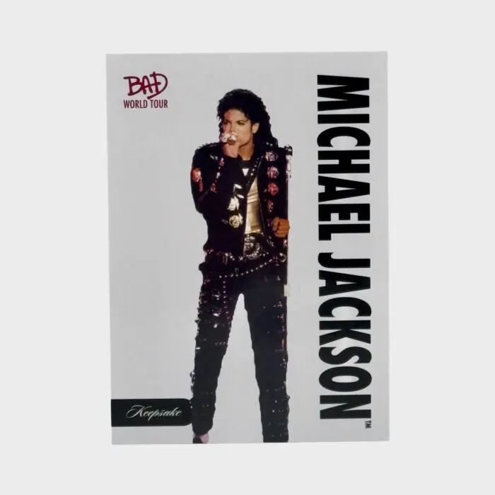 Michael Jackson BAD Tour Keepsake Trading Card # 2 Base