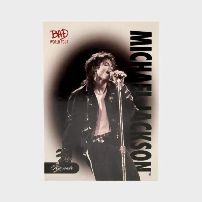 Michael Jackson BAD Tour Keepsake Trading Card # 3 Base