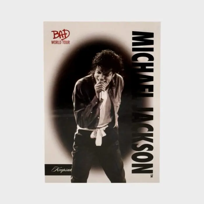 Michael Jackson BAD Tour Keepsake Trading Card # 5 Base