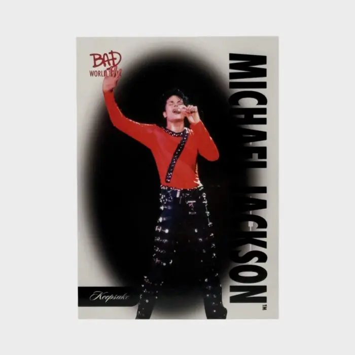 Michael Jackson BAD Tour Keepsake Trading Card # 11 Base