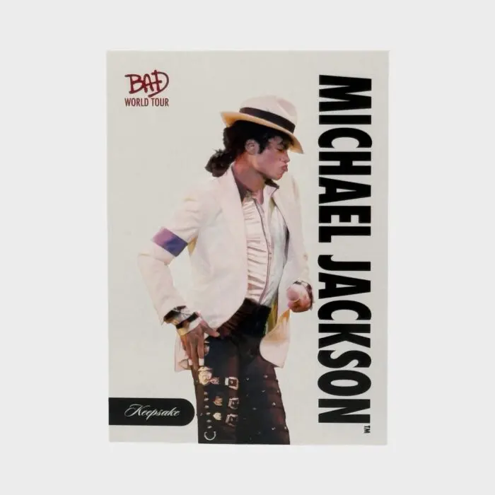Michael Jackson BAD Tour Keepsake Trading Card # 13 Base