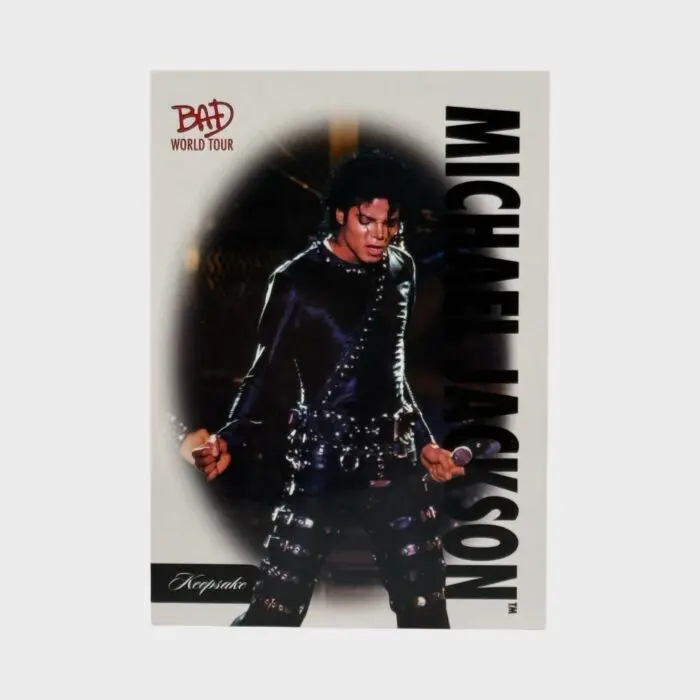 Michael Jackson BAD Tour Keepsake Trading Card # 16 Base