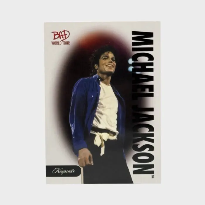 Michael Jackson BAD Tour Keepsake Trading Card # 17 Base