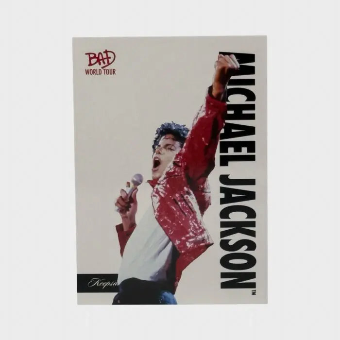 Michael Jackson BAD Tour Keepsake Trading Card # 18 Base