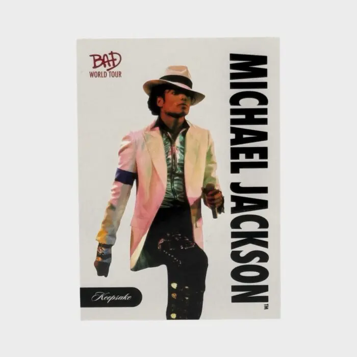 Michael Jackson BAD Tour Keepsake Trading Card # 25 Base
