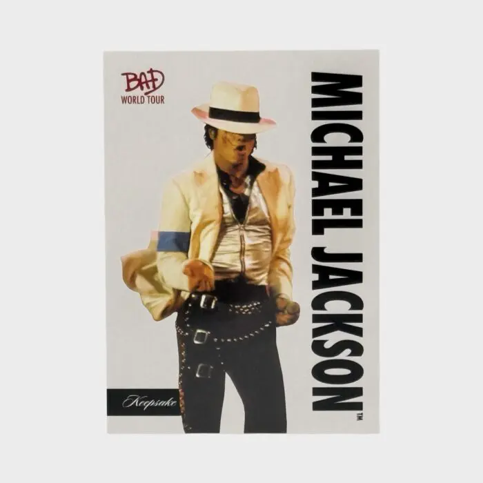 Michael Jackson BAD Tour Keepsake Trading Card # 26 Base
