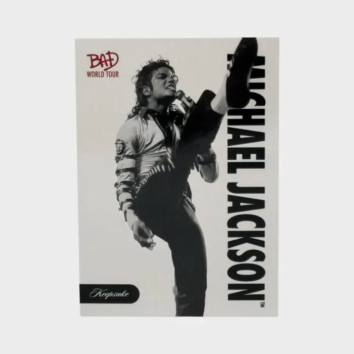 Michael Jackson BAD Tour Keepsake Trading Card # 27 Base