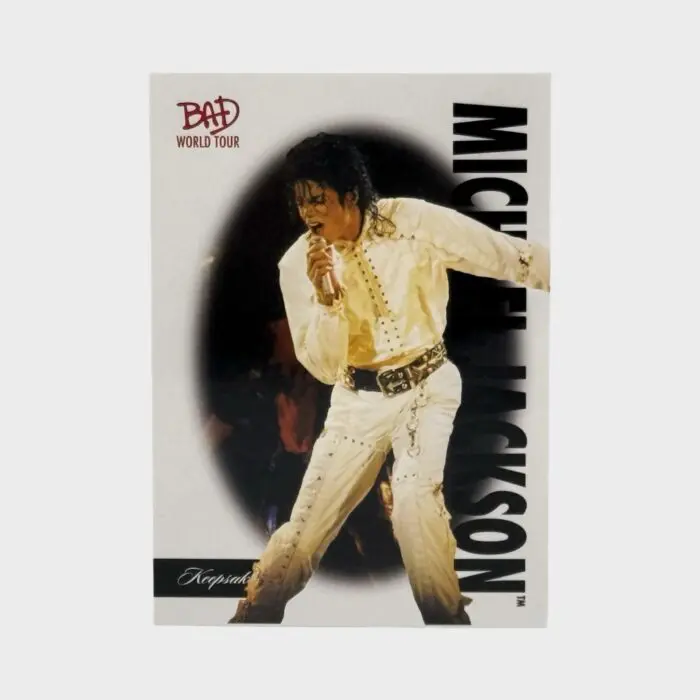Michael Jackson BAD Tour Keepsake Trading Card # 29 Base