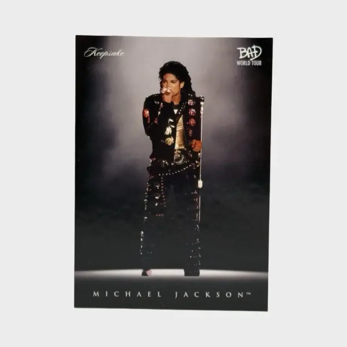 Michael Jackson BAD Tour Keepsake Trading Card # 32 Spotlight Base
