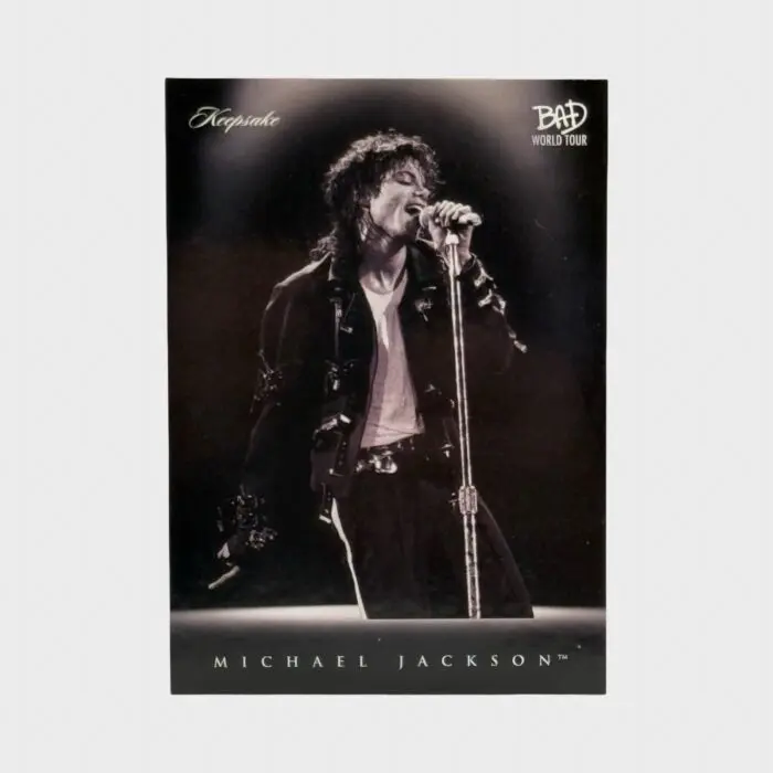 Michael Jackson BAD Tour Keepsake Trading Card # 33 Spotlight Base