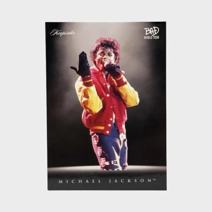 Michael Jackson BAD Tour Keepsake Trading Card # 37 Spotlight Base