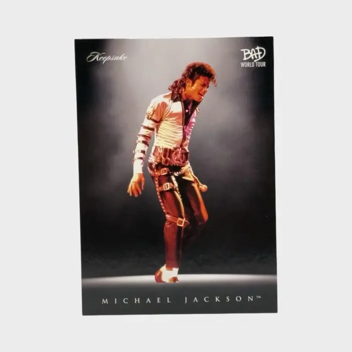 Michael Jackson BAD Tour Keepsake Trading Card # 38 Spotlight Base